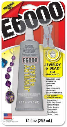 E6000 Jewelry & Bead Glue 1 ounce (2 Tubes) 242001