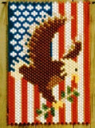 Beaded Banner Kit, American Pride #5189 - Beadery Products