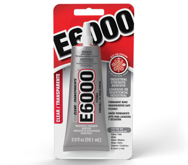 E6000 CRAFT Glue CLEAR 2 oz. Tube (2 Tubes) 237032