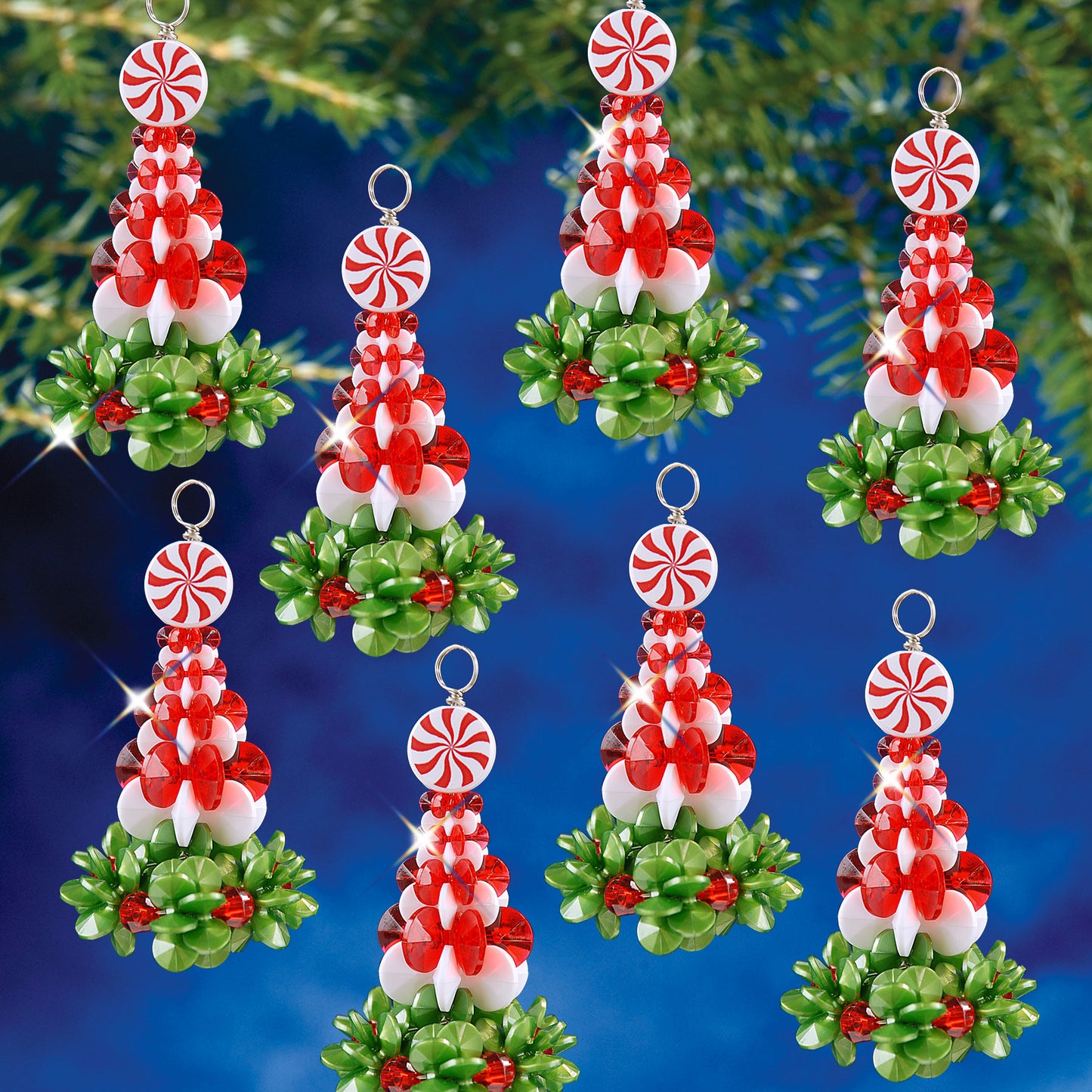 Beadery Holiday Ornament Peppermint Tree 7001