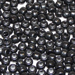 The Beadery Pony Beads 6mmX9mm 900/Pkg-Opaque Black, 1 count - Ralphs