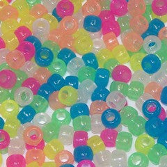 Beadery Pony Beads 6 x 9mm Glow in the Dark 1000 Pieces 750V – Beadery  Products