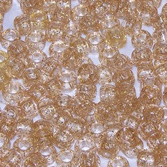 Gold Glitter Beads 6 x 9 mm – Craft N Color