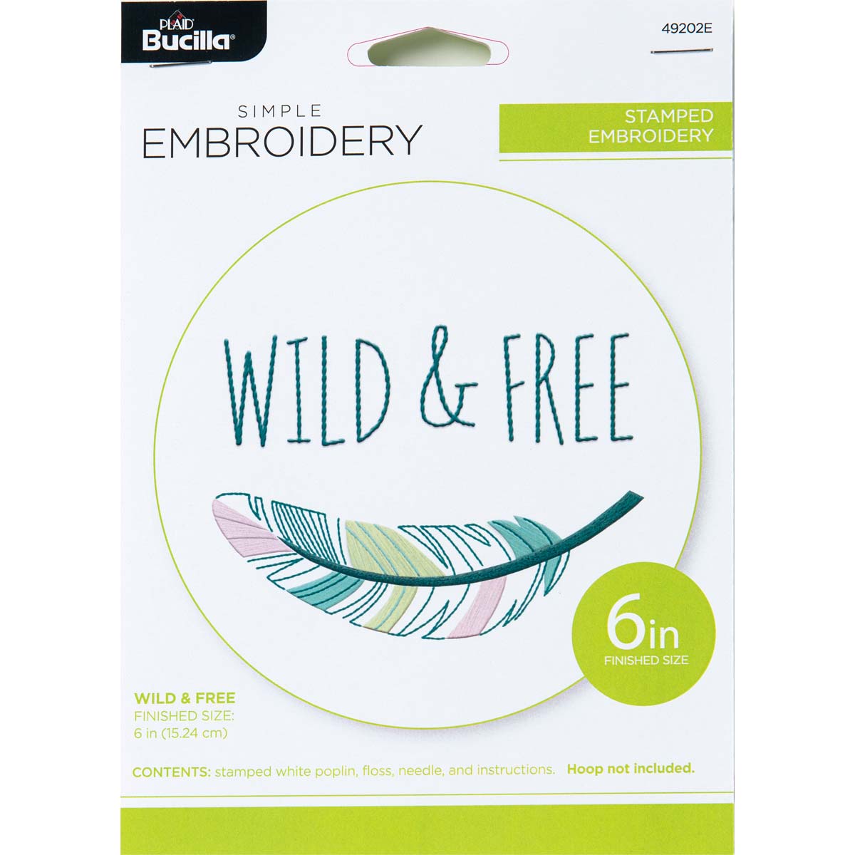 Bucilla ® Stamped Embroidery - Wild and Free - 49202E - Beadery Products