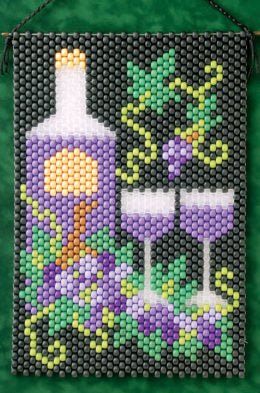 Beaded Banner Kit, Wine #5070 - Beadery Products