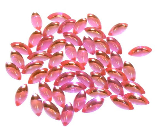 Acrylic Cabochons 25X18MM  Blush Pink Pearl 578-428 - Beadery Products