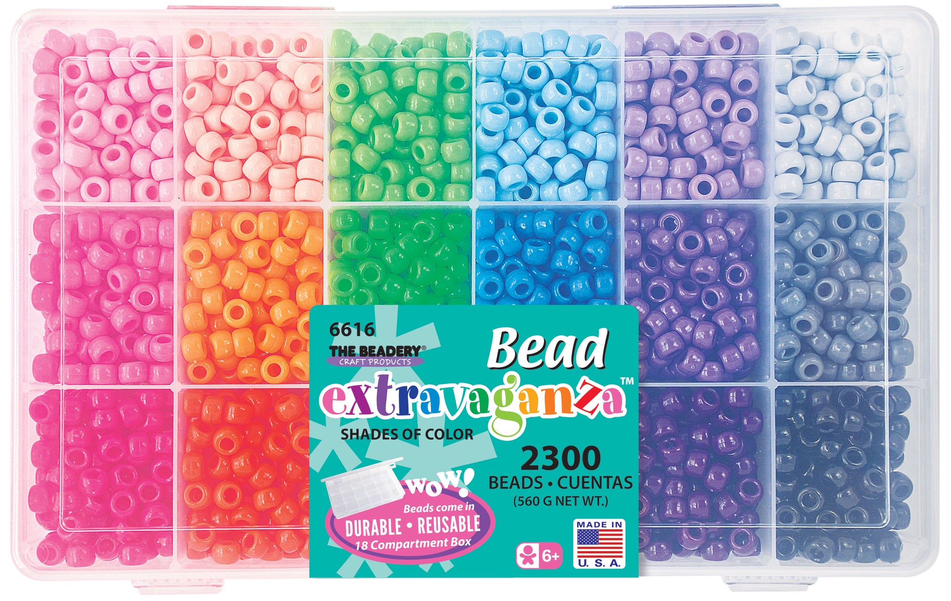 Bead Box Extravaganza Shades of Color 6616 - Beadery Products