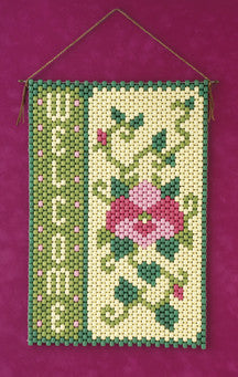 Beaded Banner Kit, Spring Flower #7106 - Beadery Products