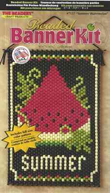 Beaded Banner Kit, Spring Watermelon  #7137 - Beadery Products