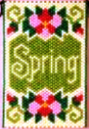 Beaded Banner Kit, Spring   #7273 - Beadery Products