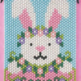 Beaded Banner Kit Happy Bunny 7275 - Beadery Products