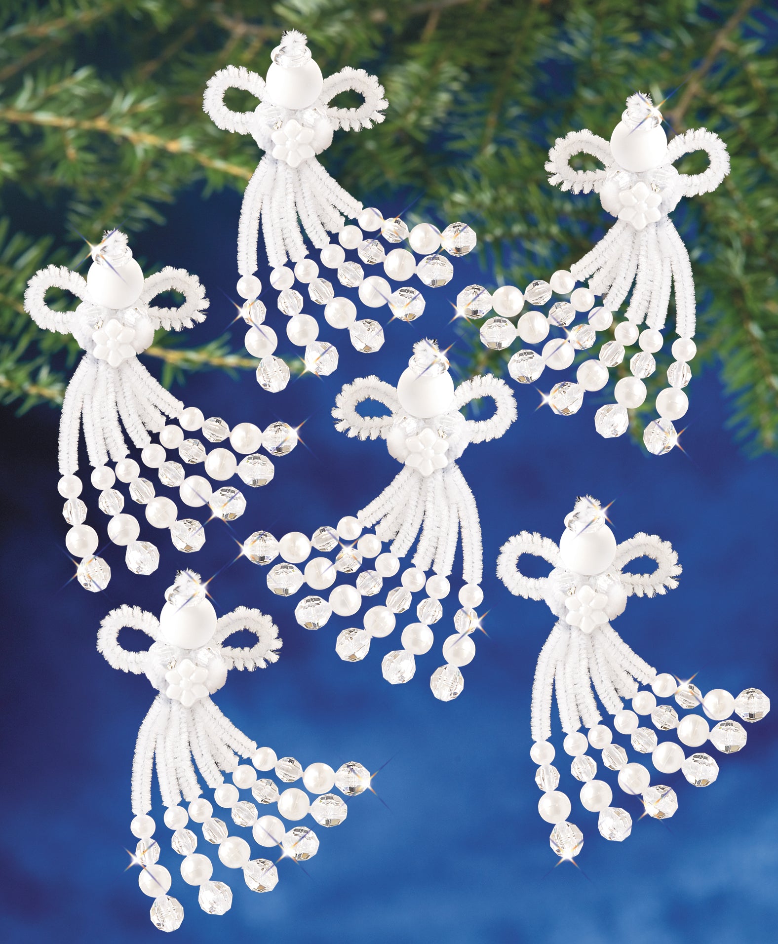Beadery Holiday Ornament Kit Chenille Angel #7469 - Beadery Products