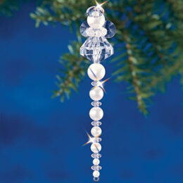 Beadery Holiday Ornament Icicle Angel  7476 - Beadery Products