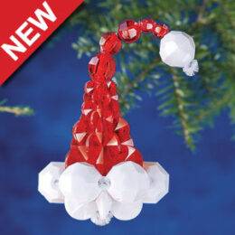 Beadery Holiday Ornament Kit Santa's Hat 7479 - Beadery Products