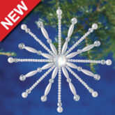 Beadery Holiday Ornament Kit Elegant Snowflake Ornament 7486 - Beadery Products
