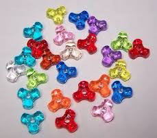 Tri Beads 11mm, Package 900 pieces  825V - Beadery Products
