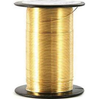 Bead/Craft Wire, 24 gauge Gold, 25 yds per spool #2490-212 - Beadery Products