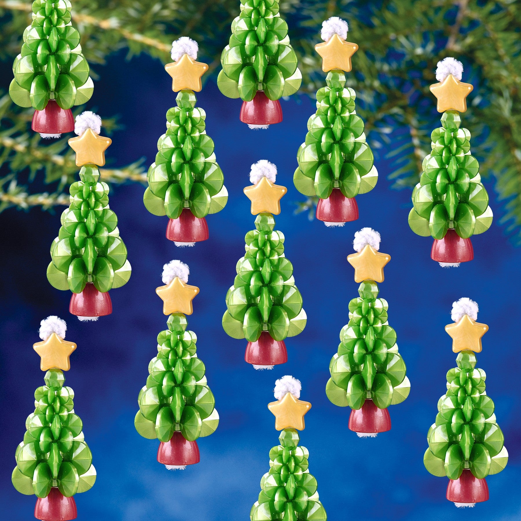 Beadery Holiday Ornament Kit Mini Pearl Tree 7491 - Beadery Products