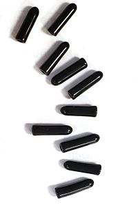 Banner Kit Components R80903 Metal Rod Plastic Tips, 10 tips - Beadery Products